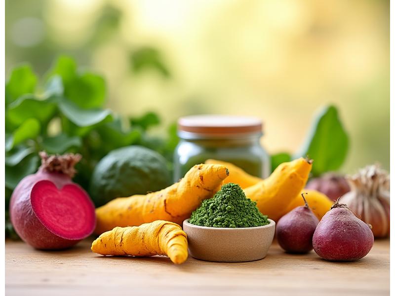 유기농 인증 마크가 선명한 건강한 재료들